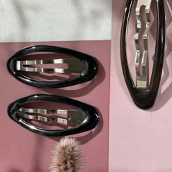 Hårspænder Brown / Black - 4 stk