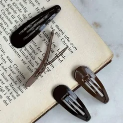 Hårspænder Brown - 4stk.