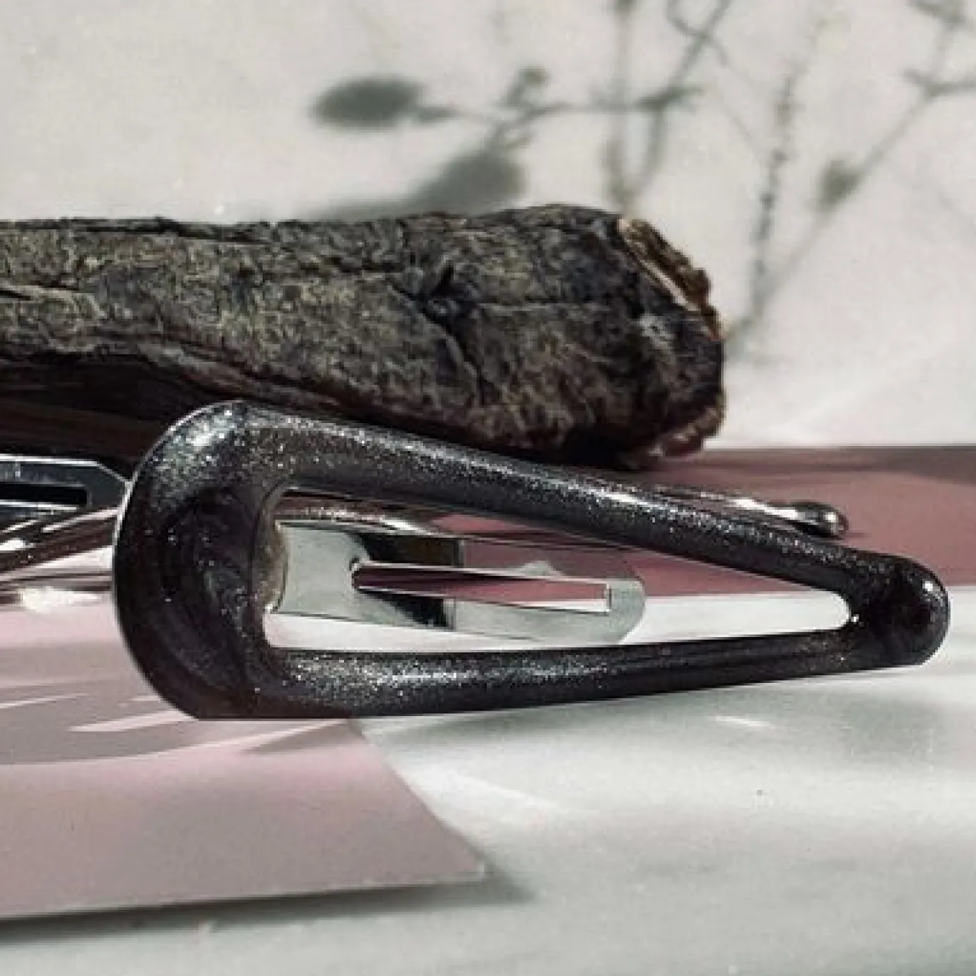 Hårspænder Brown Shimmer - 4 stk.