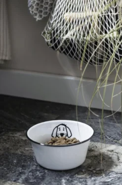 Hundeskål emalje - Lille