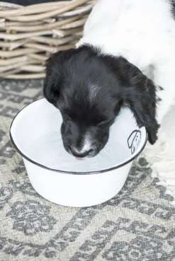 Hundeskål emalje - Lille