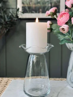 Hyacintvase m. Blomsterkant - Klar