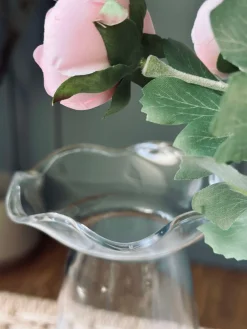 Hyacintvase m. Blomsterkant - Klar