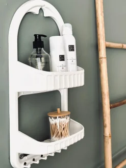 Hylde til brusekabine