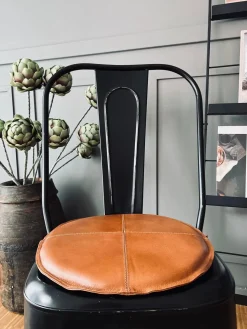 Hynde i læder - Cognac Dia 38cm