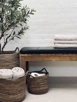 Hynde i læder Tokyo - 118cm Sort