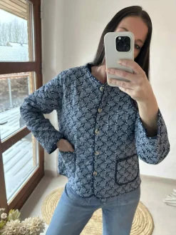 Jakke Quilt - Avril navy