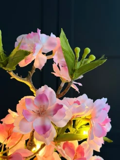 Japansk Kirsebærgren med lys - Rosa