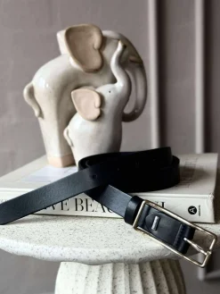 Jeans bælte - Black / gold