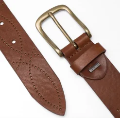 Jeans bælte - Missouri cognac