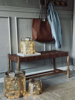 Julegaver med led lys - 3 stk.