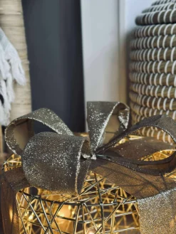 Julegaver med led lys - 3 stk.