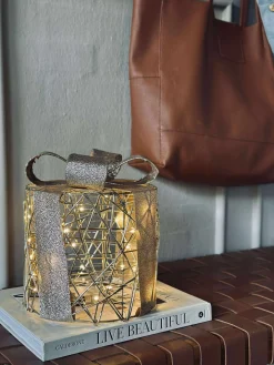 Julegaver med led lys - 3 stk.