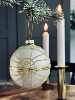 Julekugler i glas GOLD - Pakke med 3 stk
