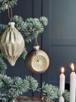 Julekugler i glas GOLD - Pakke med 3 stk