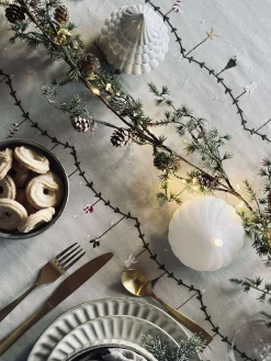 Juletræ - Hvid porcelæn