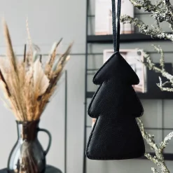 Juletræ - Sort læder