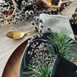 Juletræ - Sort læder