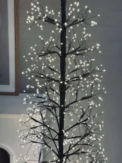 Juletræ med 1600 led lys - Black