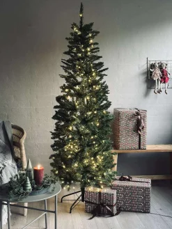 Juletræ med lyskæde