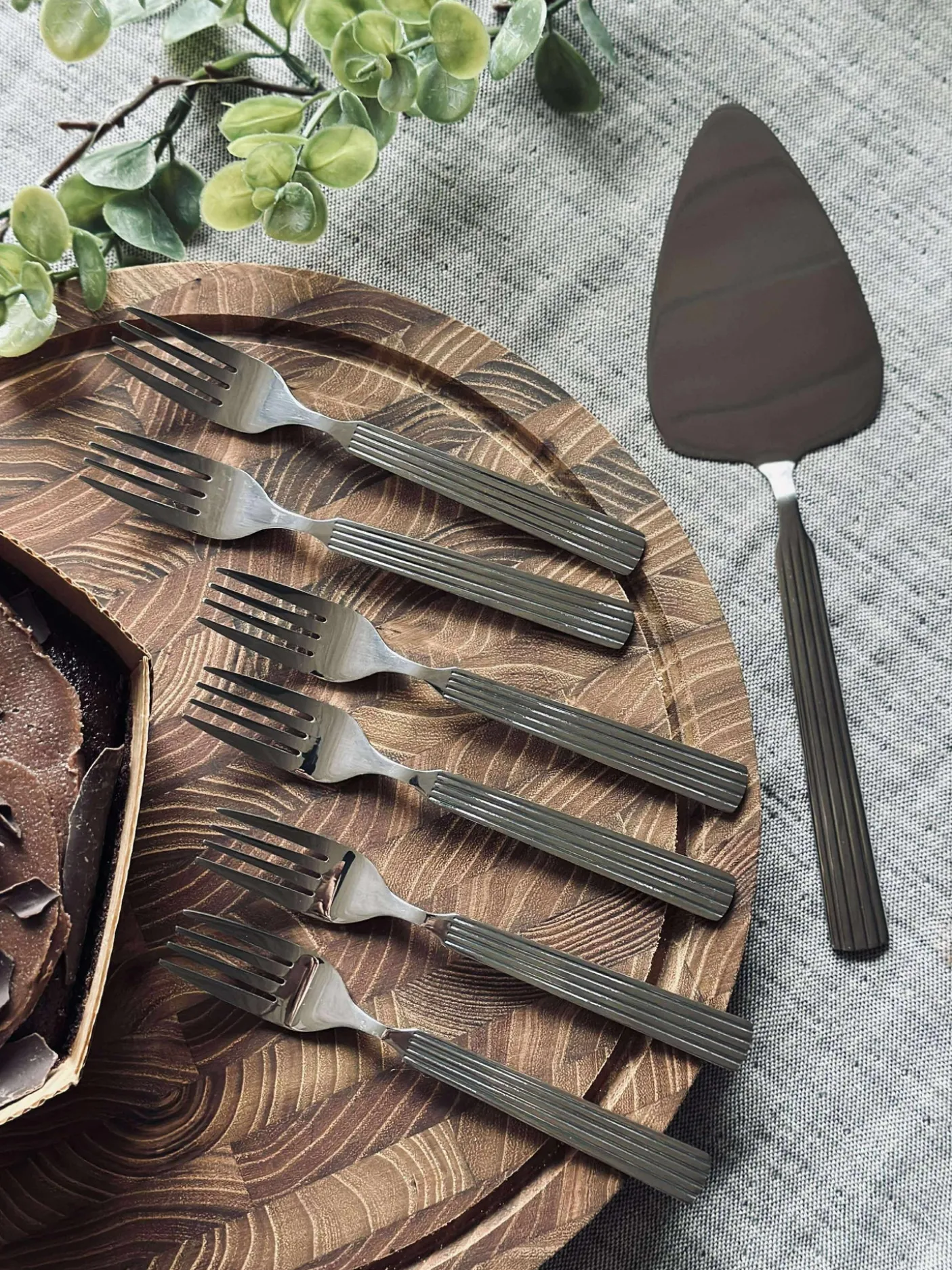 Kagesæt Ester - Rustfrit stål