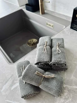 Karklude Sæt med 6 stk - Grå