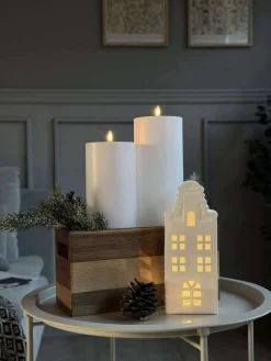 Kasse akacietræ - 30cm