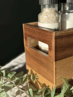 Kasse akacietræ - 30cm