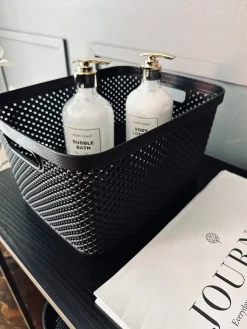 Kasse med låg - Medium VILA BLACK