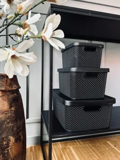 Kasse med låg - Small VILA BLACK