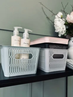 Kasse til opbevaring stabelbar – Color mix Lille