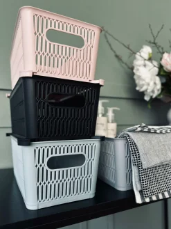 Kasse til opbevaring stabelbar – Color mix Lille