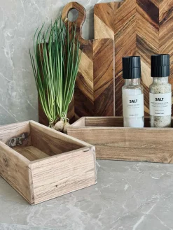 Kasser Akacie - Sæt med 2 stk.