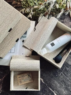 Kasser Nature - Sæt med 4 stk