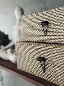 Kasser Nature - Sæt med 4 stk