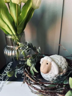 Keramik får - Lille