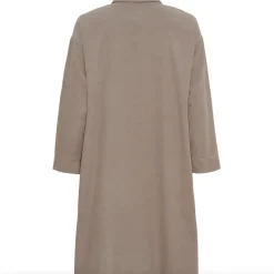 Kjole i baby fløjl - Fango