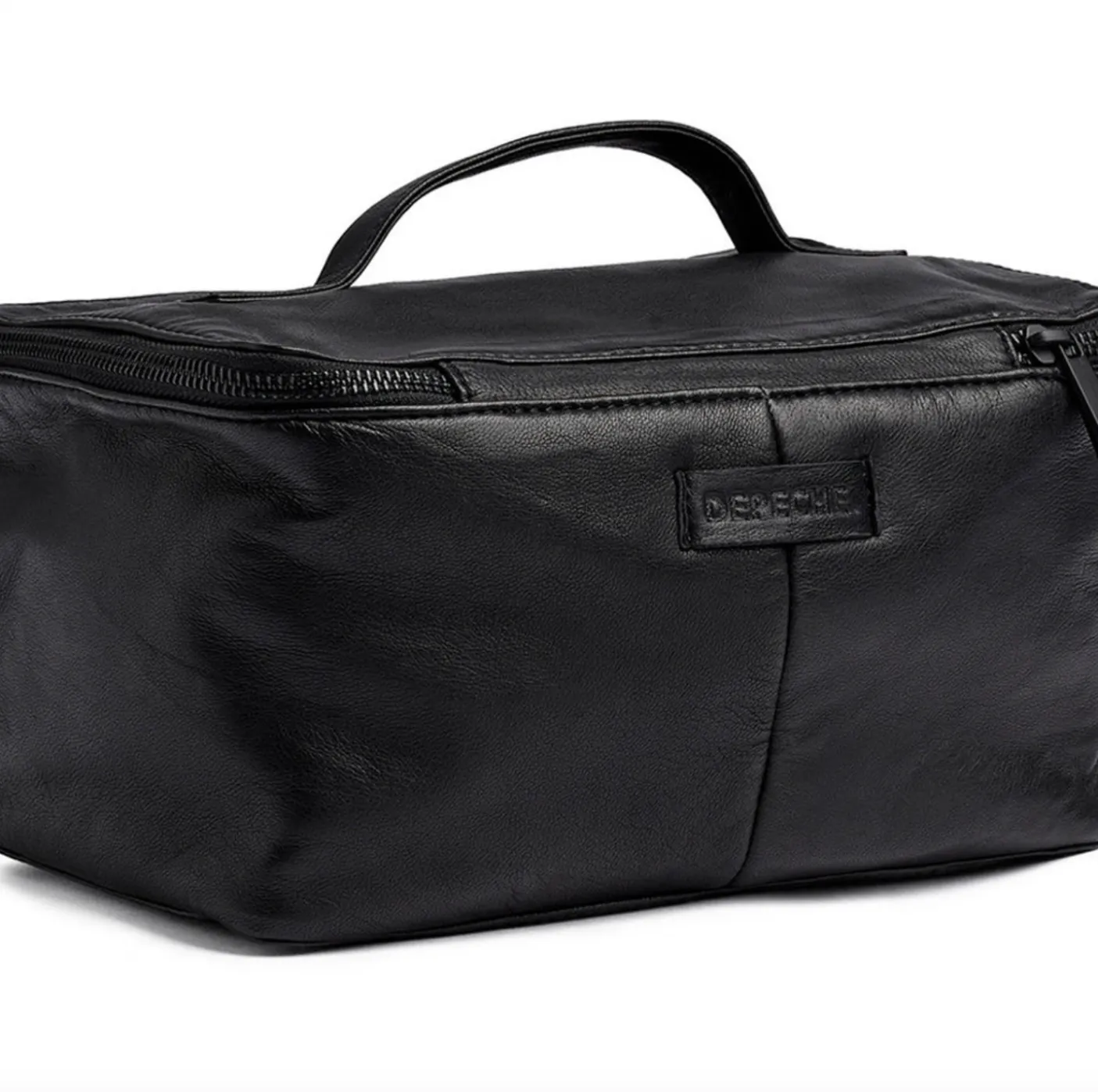 Klassisk kosmetiktaske - Black / Black