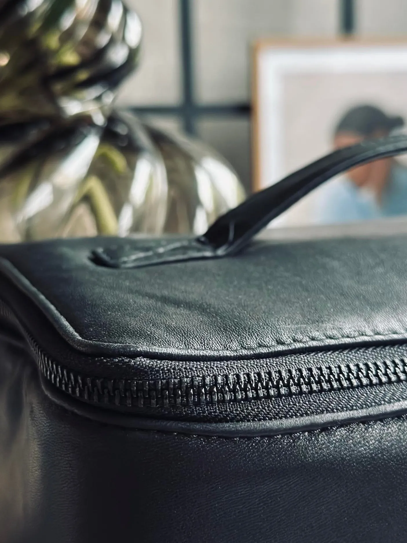 Klassisk kosmetiktaske - Black / Black