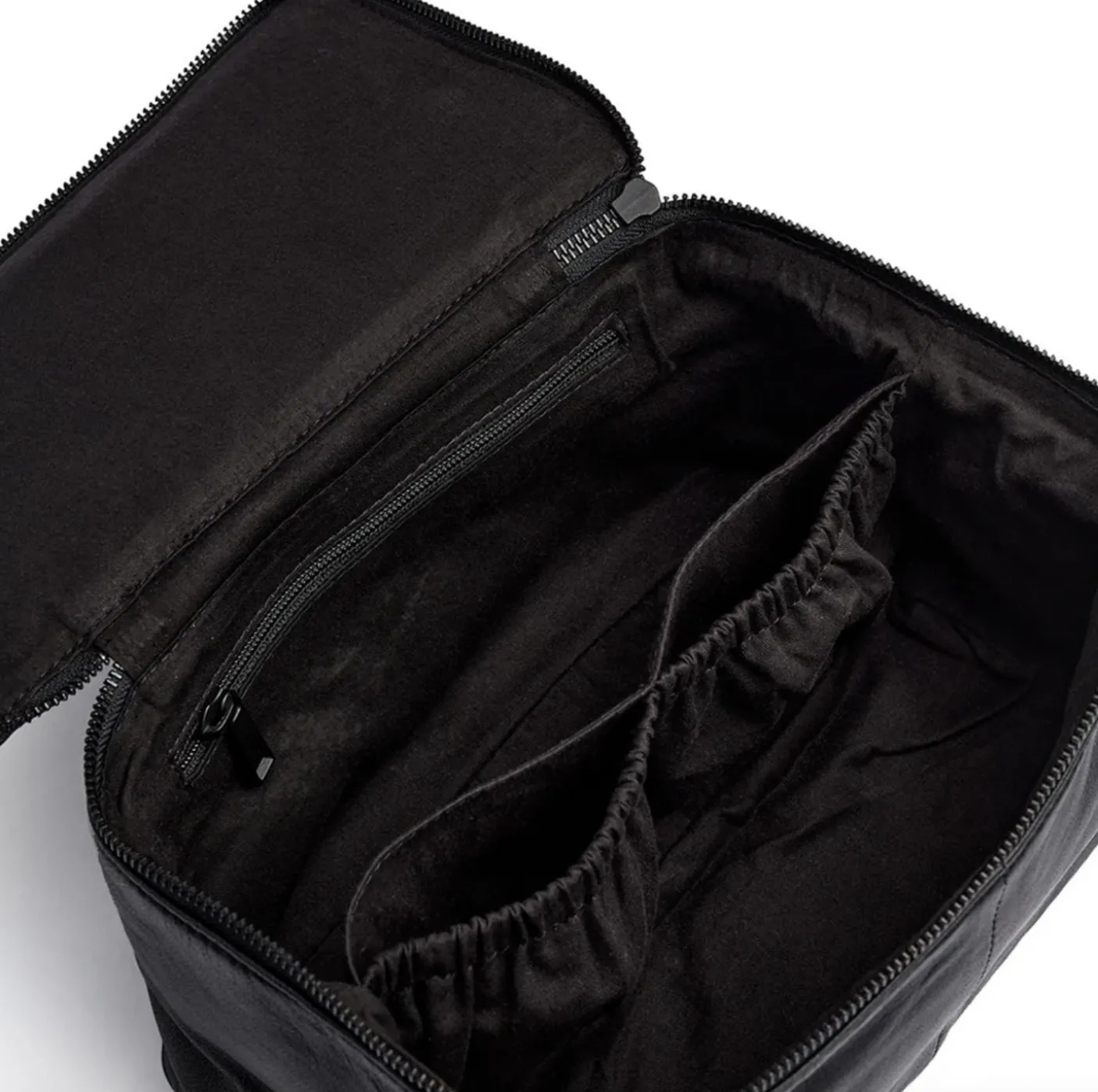 Klassisk kosmetiktaske - Black / Black