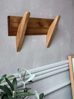 Knagerække - Eg 2 hooks