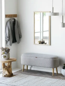 Knagerække med 5 knager, egetræ