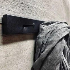 Knagrække med knager sort jern