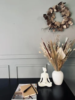 Krans med glimmer - Brun