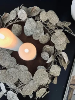 Krans med glimmer - Lys