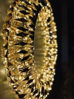 Krans med mikro led lys - 38cm