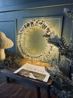 Krans med mikro led lys - 38cm