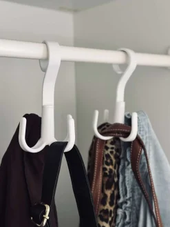 Krog til bøjler eller tasker - 2 stk.