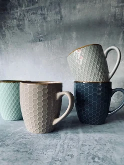 Krus blandet farver - 4 stk