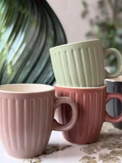 Krus i blandede farver - 4 stk.